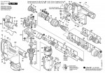 Bosch 0 611 249 760 Gbh 3-28 Fe Rotary Hammer 230 V / Eu Spare Parts